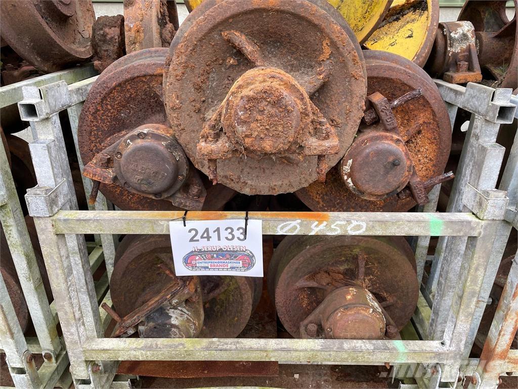  Skinnehjul ø450 mm + flange Tyres, wheels and rims