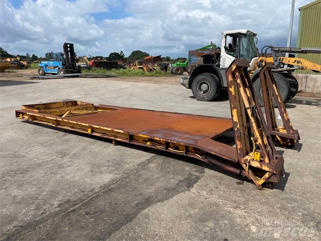  Trailerbund med slidsker Low loader-semi-trailers