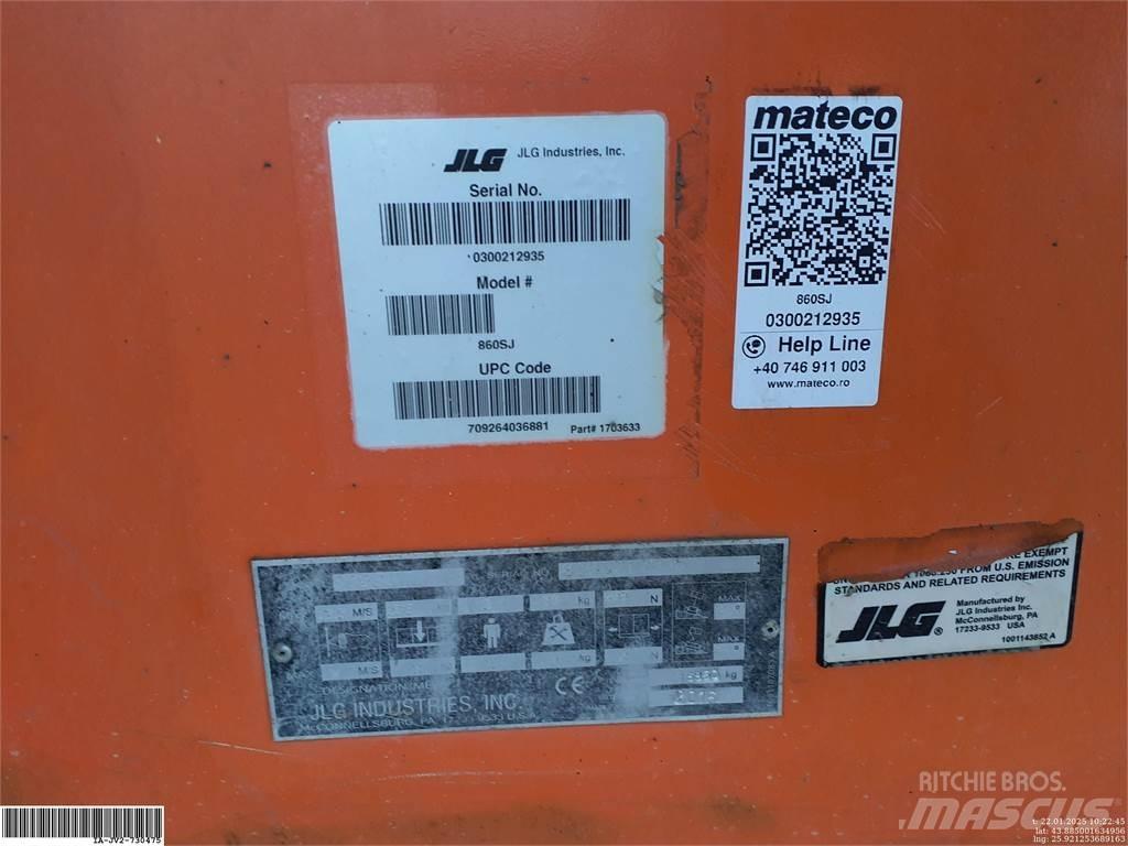 JLG 860SJ Articulated boom lifts
