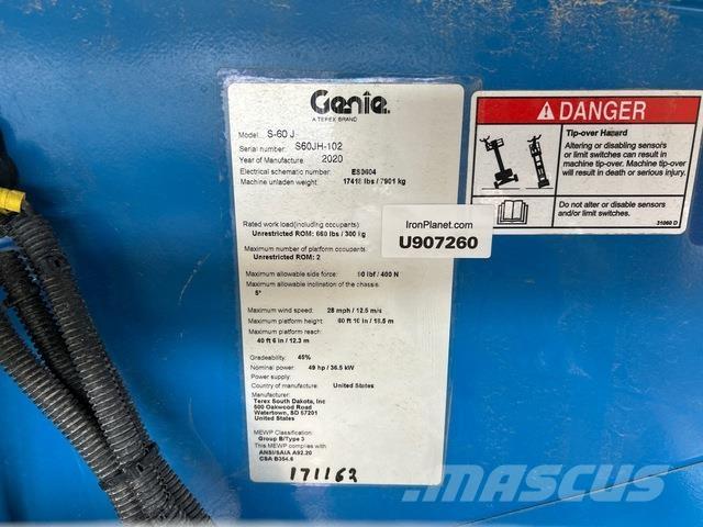 Genie S-60J Telescopic boom lifts