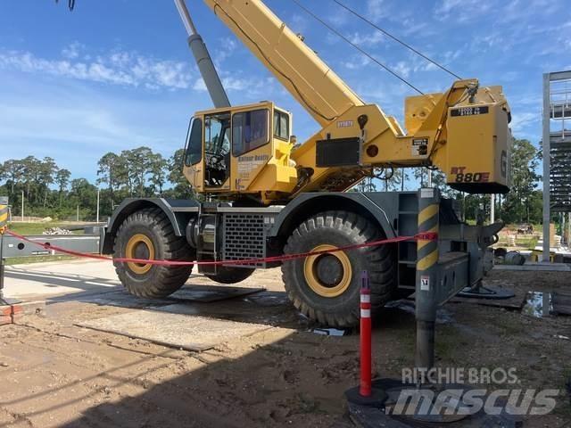 Grove RT880E Rough terrain cranes