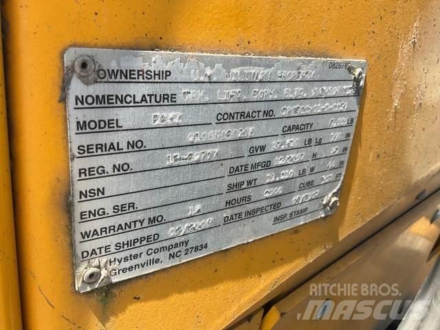 Hyster E65Z Electric forklift trucks