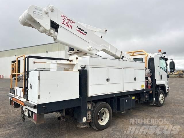Isuzu FRR600 Truck & Van mounted aerial platforms