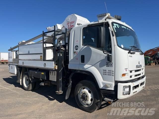 Isuzu FSS550 Truck & Van mounted aerial platforms