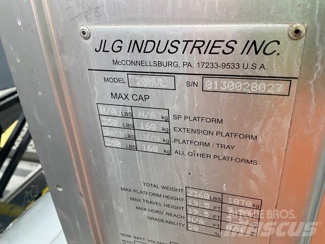 JLG 20MVL Vertical mast lifts