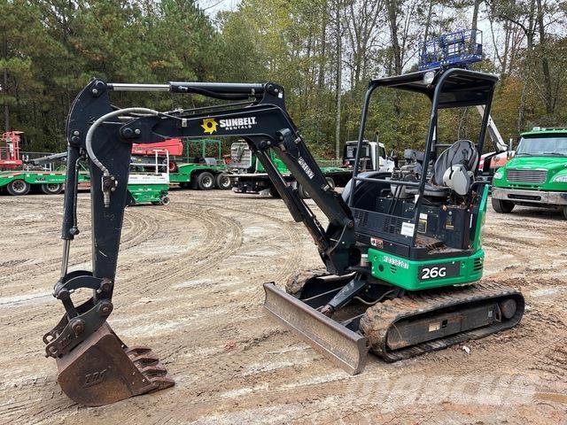 John Deere 26G Crawler excavators