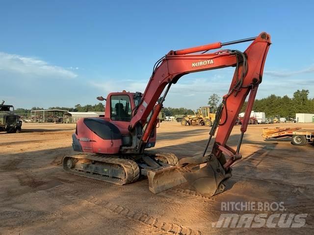 Kubota KX080-3 Crawler excavators