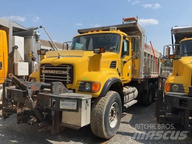 Mack CV713 Snow blades and plows