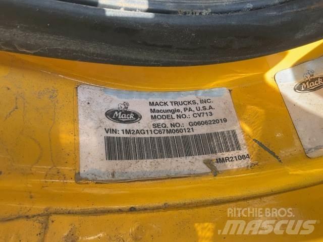 Mack CV713 Snow blades and plows