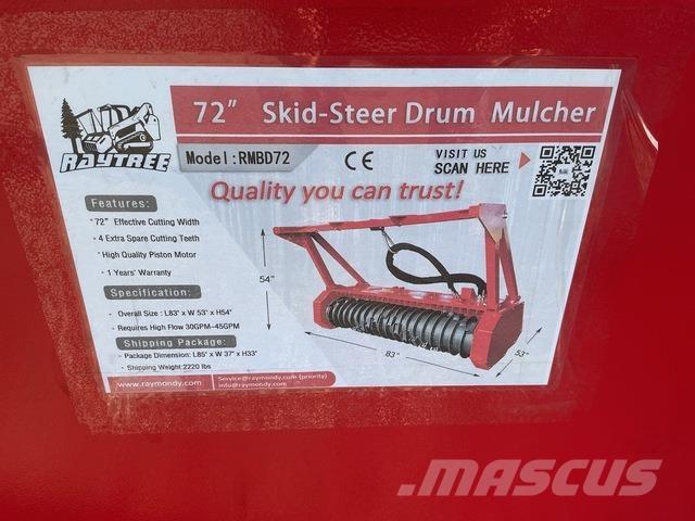  Raytree RMBD72 Forestry mulchers