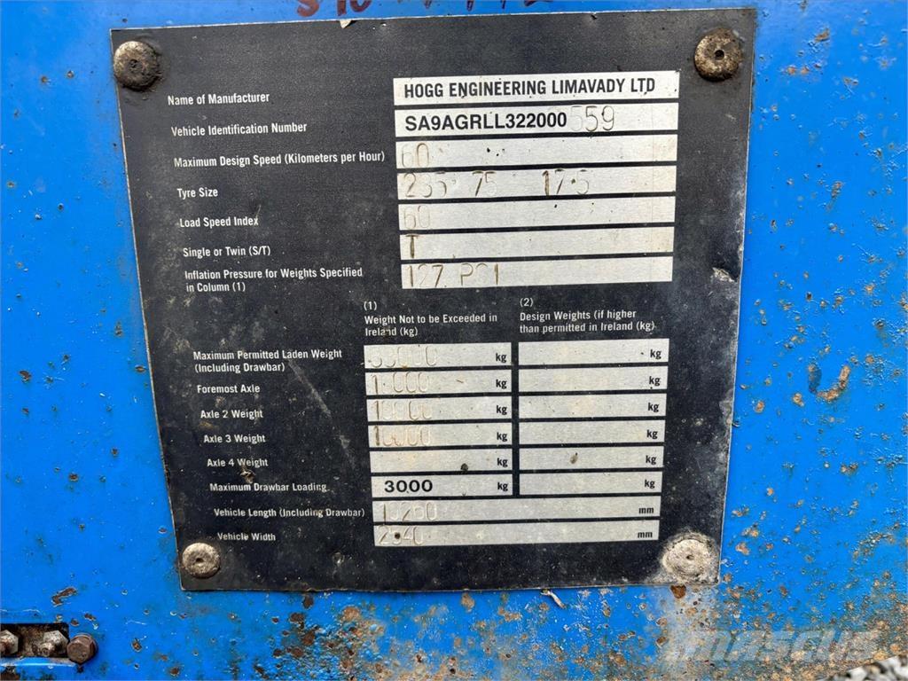 CLAAS HOGG 33 TON General purpose trailers