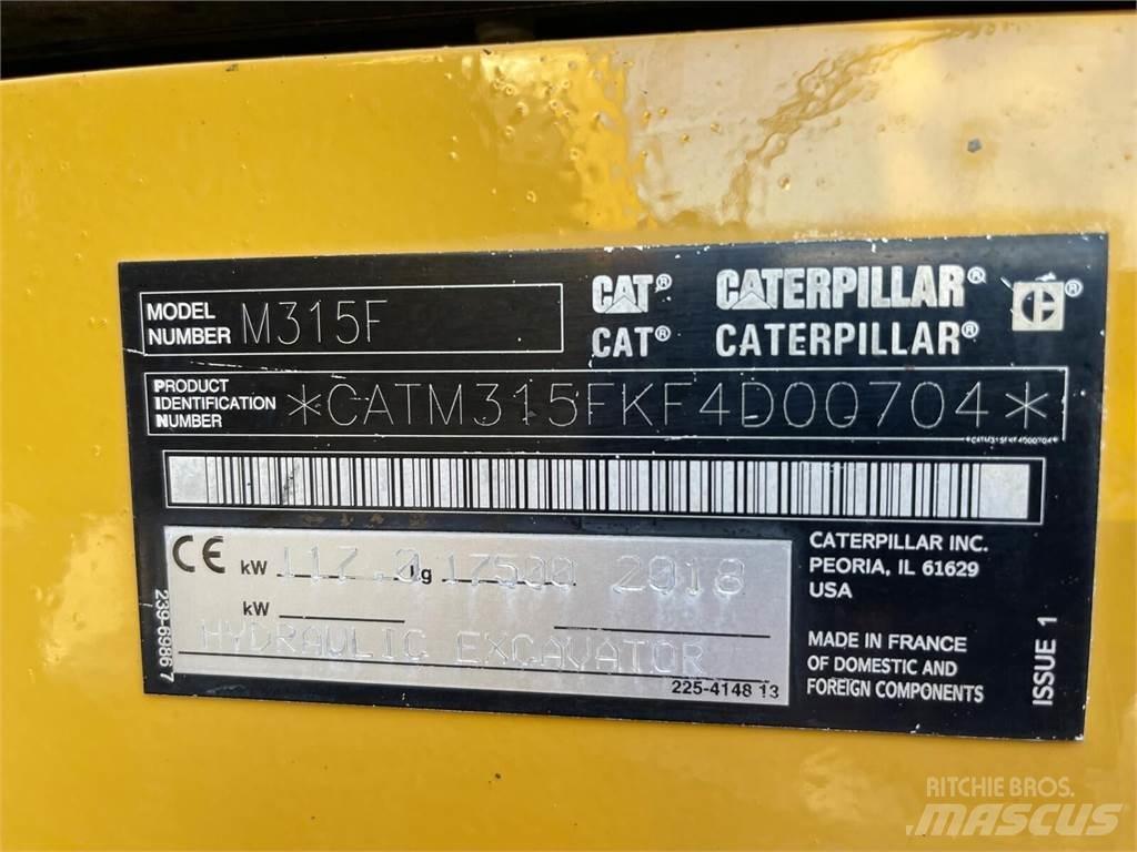CAT M315F Wheeled excavators