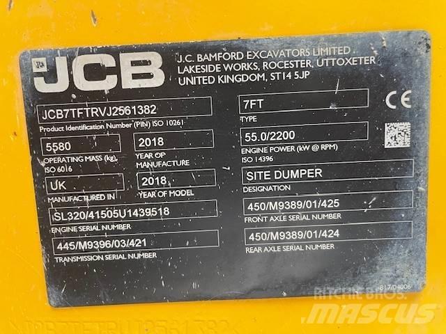 JCB 7T-1 Site dumpers