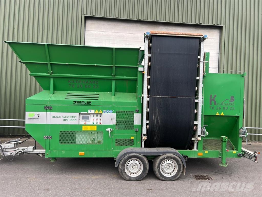 Zemmler MS1600 Waste sorting equipment