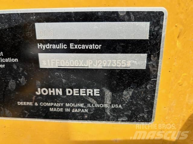 John Deere 60G Mini excavators < 7t (Mini diggers)