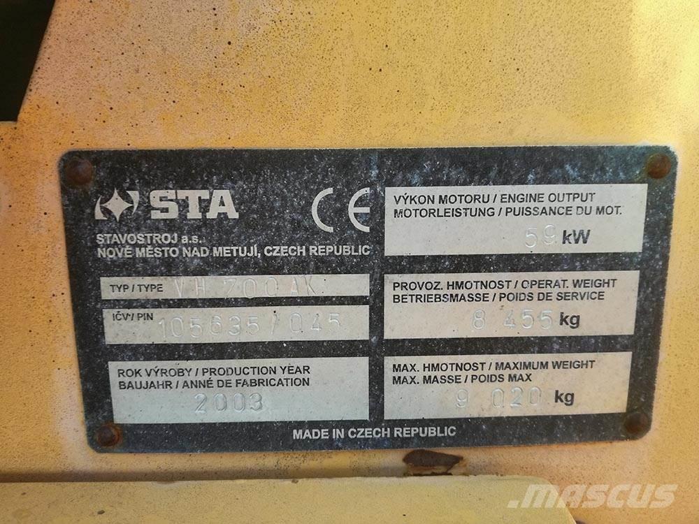 Stavostroj STA VH 700 AK Twin drum rollers