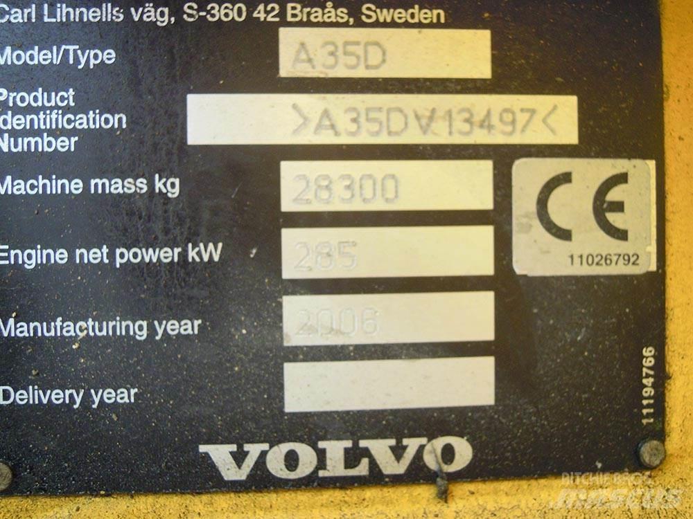 Volvo A35D Articulated Dump Trucks (ADTs)