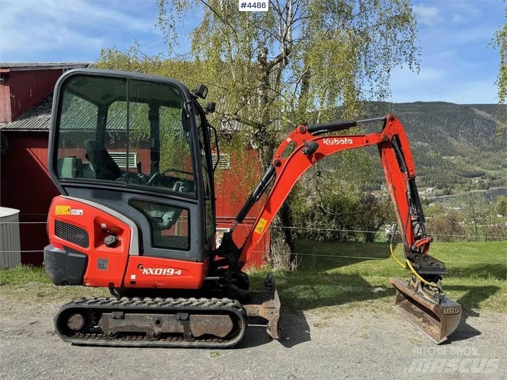 Kubota KX019 Crawler excavators