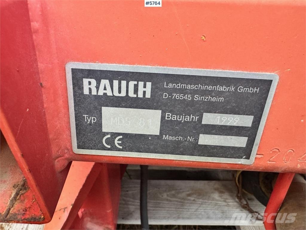 Rauch MDS 81 Drills