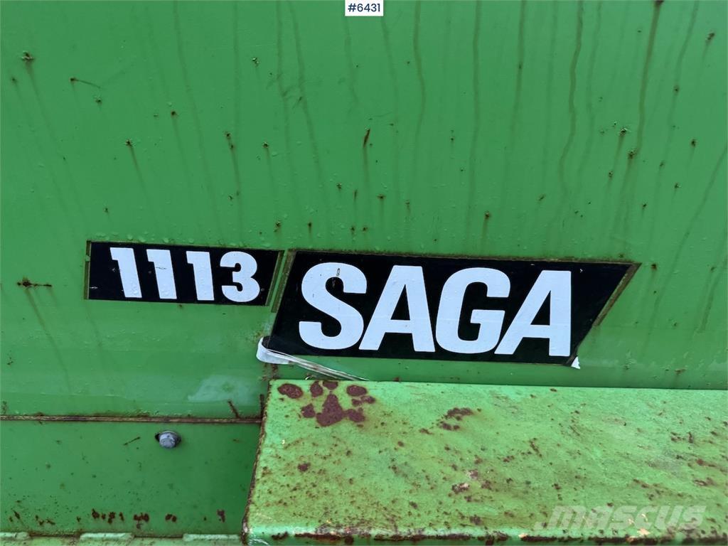  Saga 1113 Other tillage machines and accessories