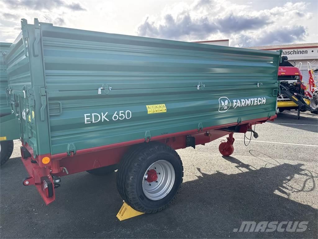 Farmtech EDK 650HD Tipper trailers