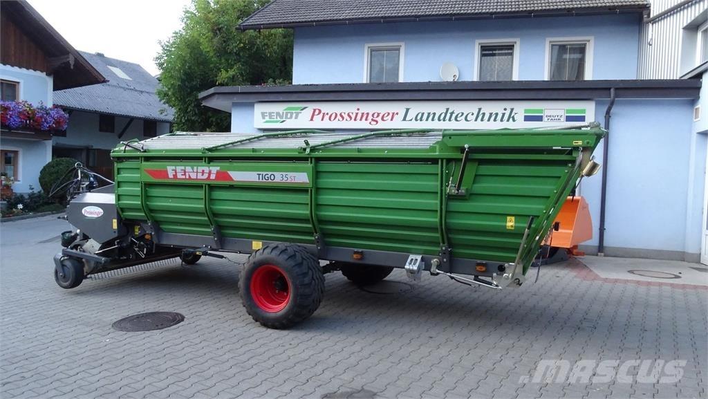 Fendt Tigo Self loading trailers