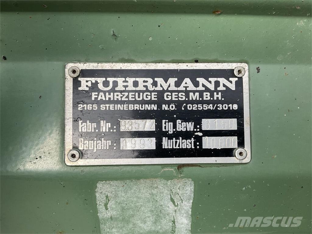 Fuhrmann FF 10.000 Tipper trailers