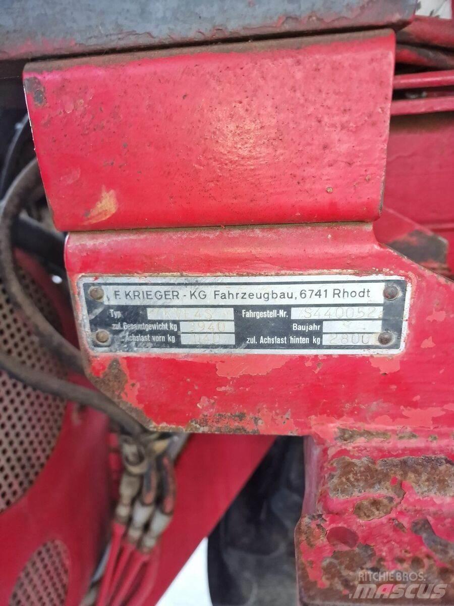  Krieger KVE 4S Grape harvesting machines