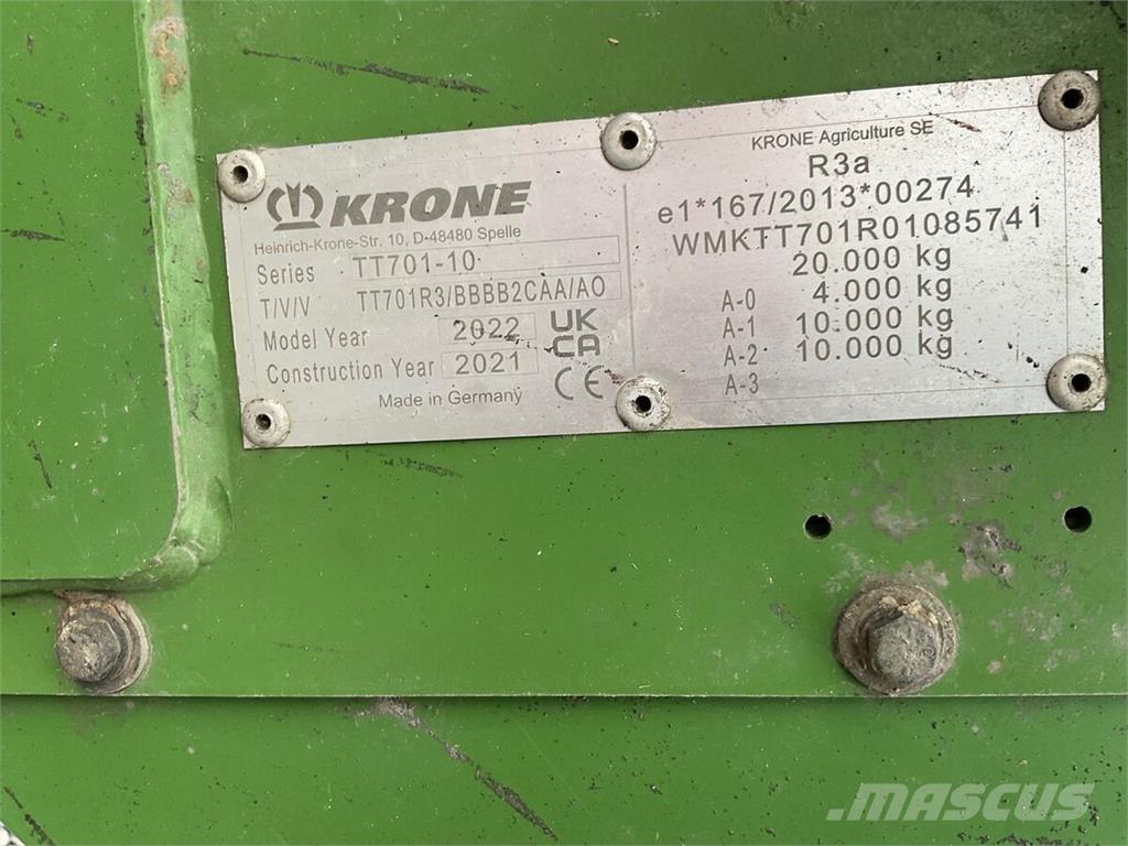 Krone TX 460 GL Self loading trailers