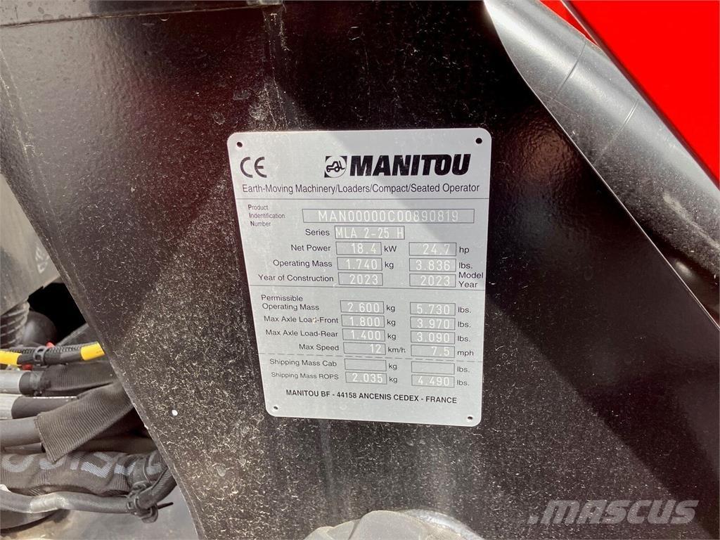Manitou MLA2-25 Front loaders and diggers