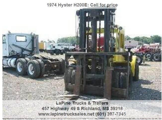 Hyster H200E Forklift trucks - others