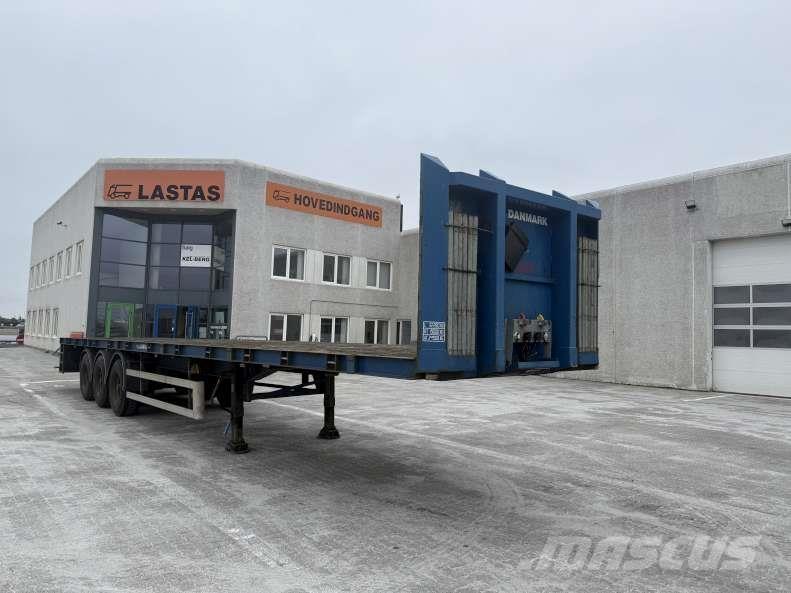 B-xl 3 aks åben trailer Flatbed/Dropside semi-trailers