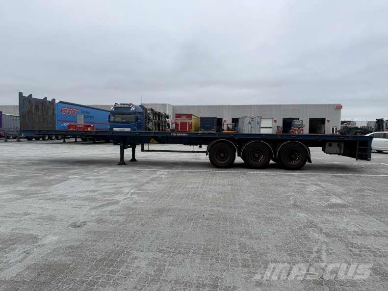 B-xl 3 aks åben trailer Flatbed/Dropside semi-trailers