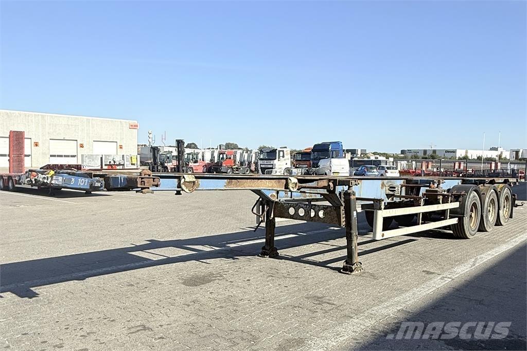 Leci Containerchassis Containerframe semi-trailers