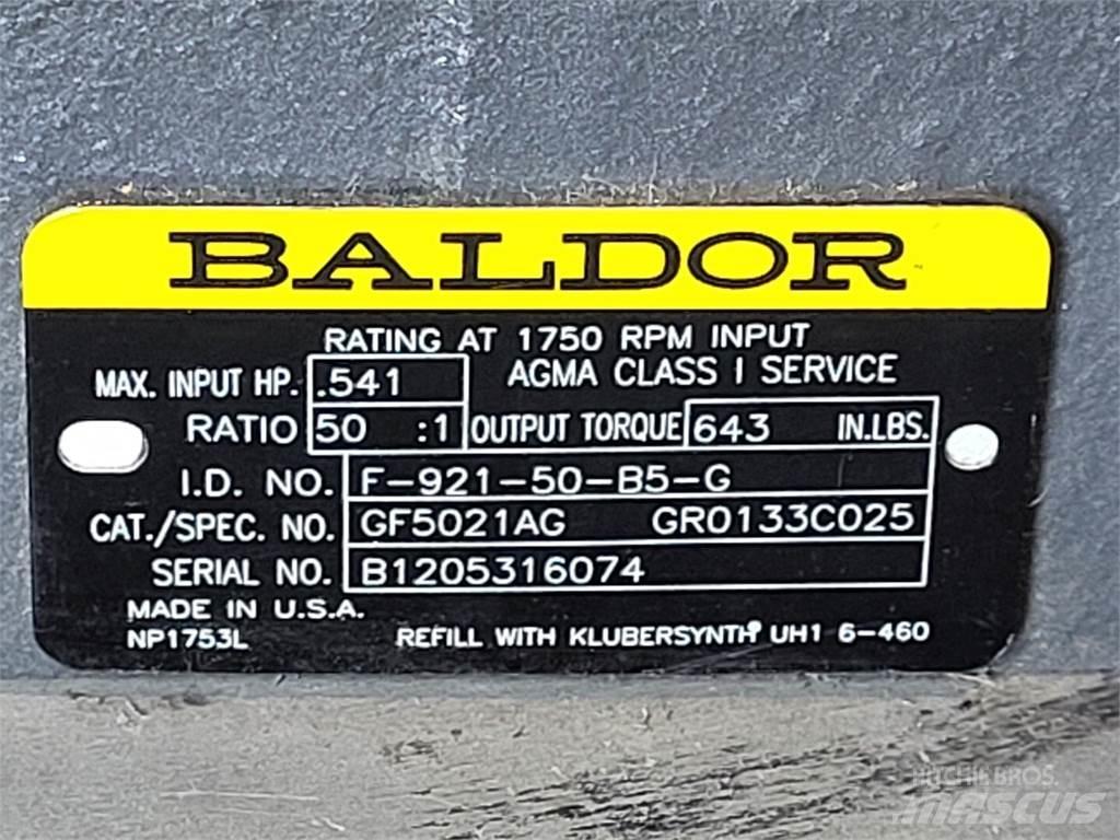 Baldor GF5021AG Construction - Others