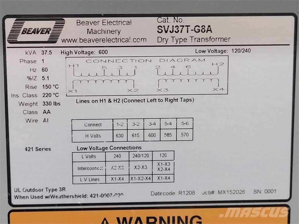  BEAVER SVJ37T-G8A Construction - Others