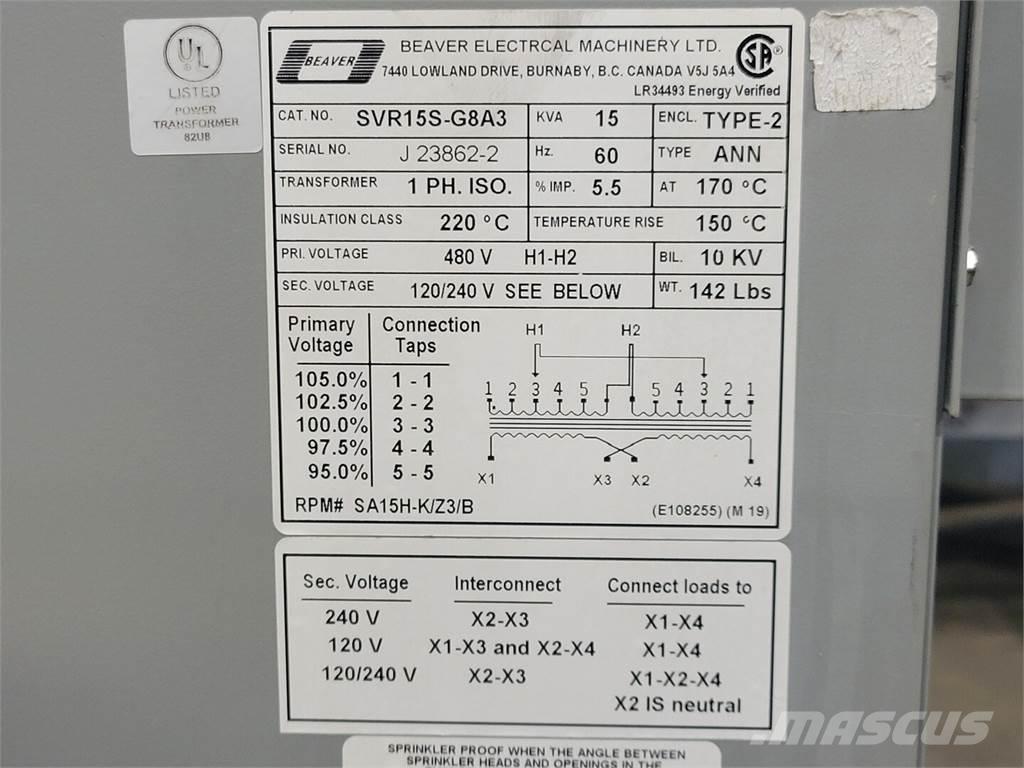  BEAVER SVR15-G8A3 Construction - Others