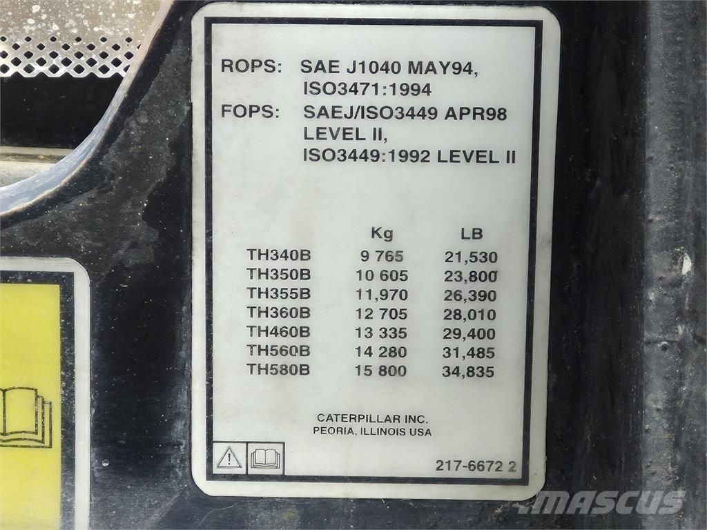 CAT TH560B Telehandlers for agriculture