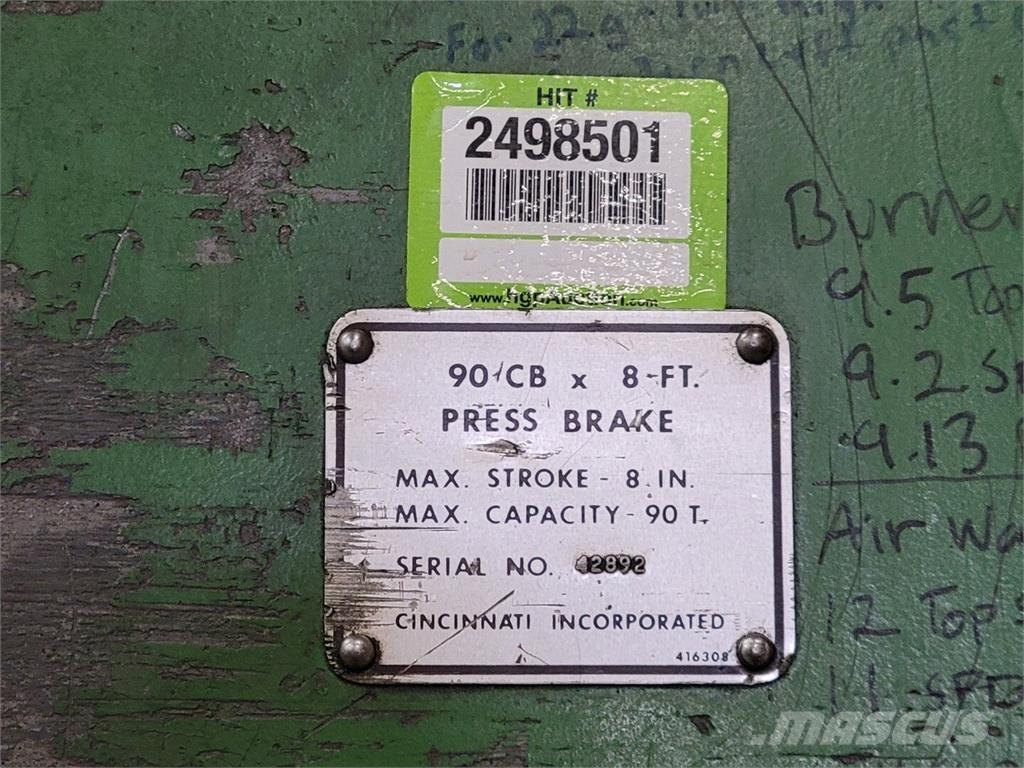  CINCINNATI 90CB x 8 Construction - Others