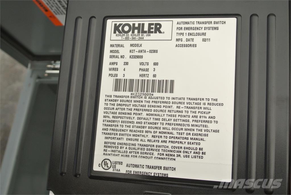 Kohler KCT-ANTA-2030S Construction - Others