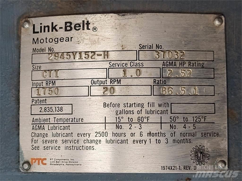 Link-Belt 2945Y152-H Construction - Others