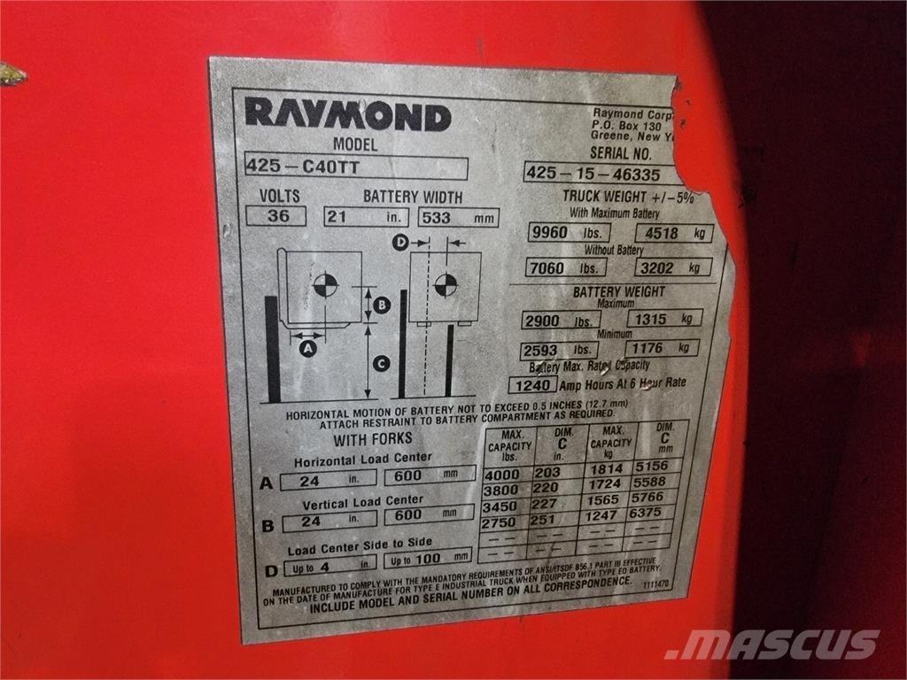 Raymond 425-C40TT Construction - Others