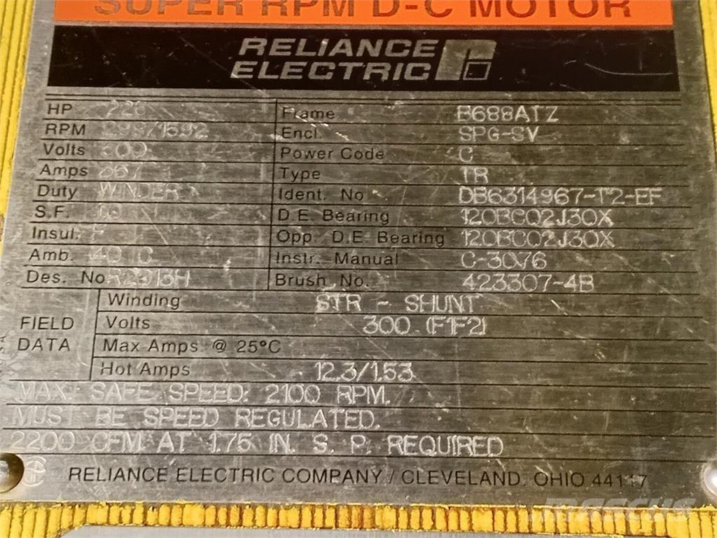  RELIANCE ELECTRIC Industrial engines