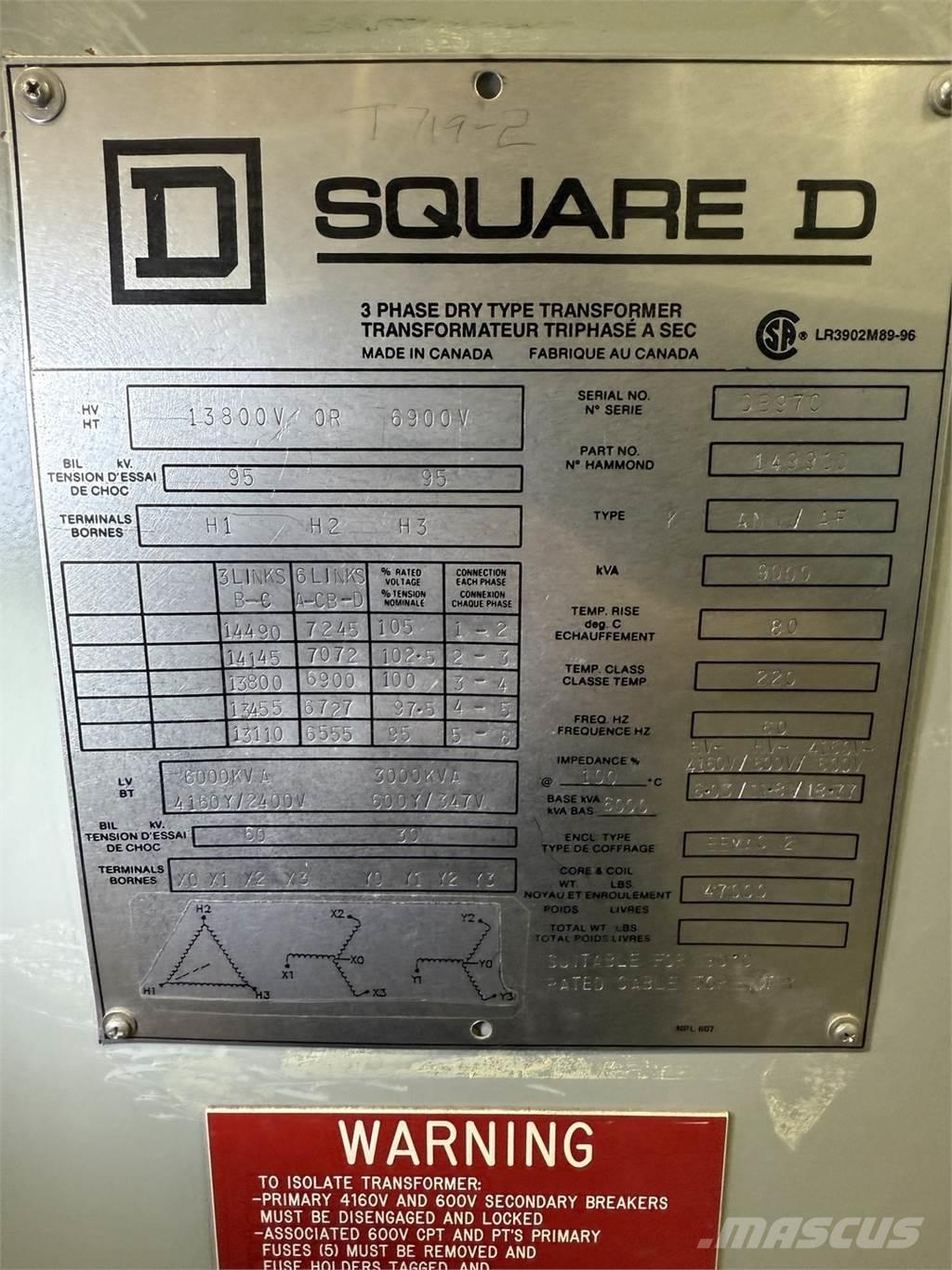  SQUARE D 149910 Construction - Others