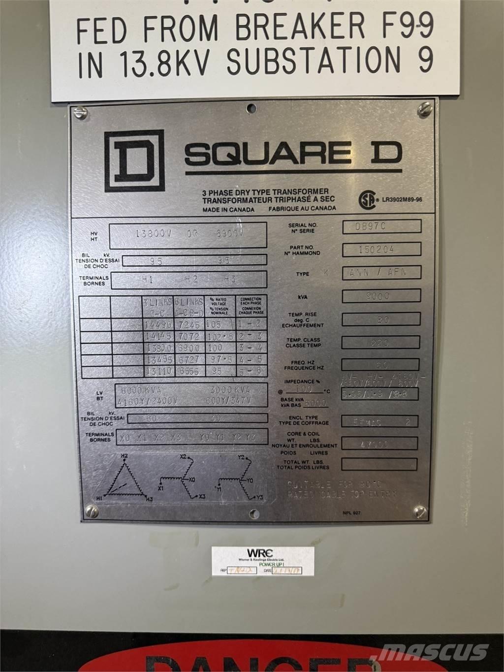  SQUARE D 150204 Construction - Others