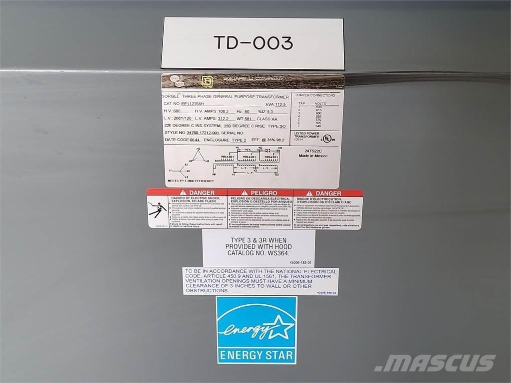  SQUARE D EE112T65H Construction - Others