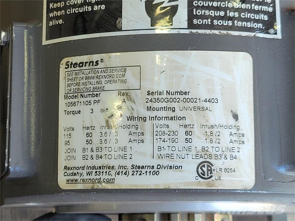  STEARNS 105671105PF Industrial engines
