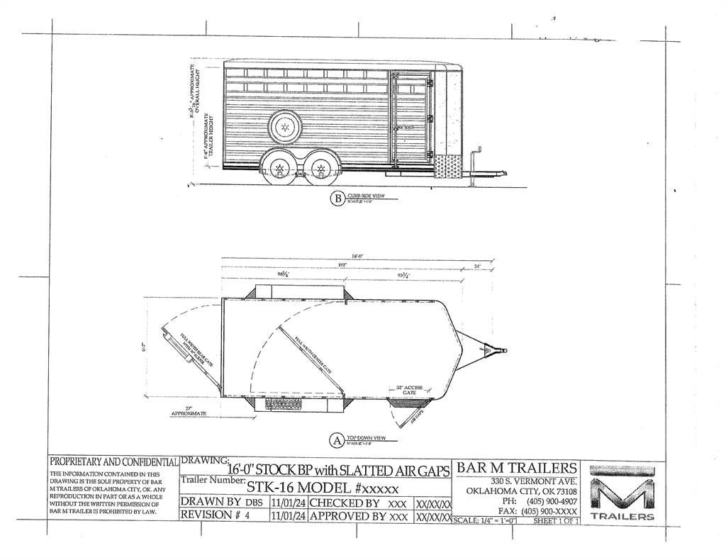 BAR-M STK-16 Animal transport trailers