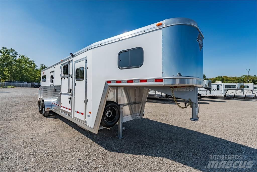 HART T2+1HG Animal transport semi-trailers