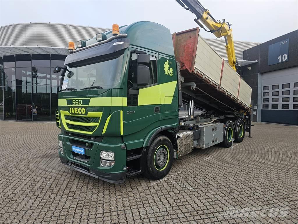 Iveco Stralis 560 6x4 Cable lift demountable trucks